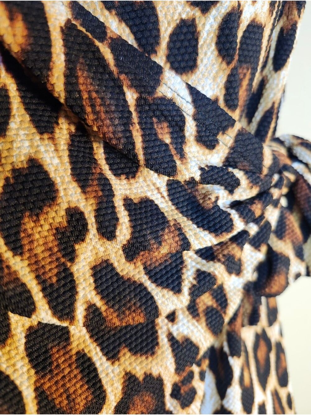Tommy Bahama Black and Leopard Accent One-Piece - Picture 2 of 6